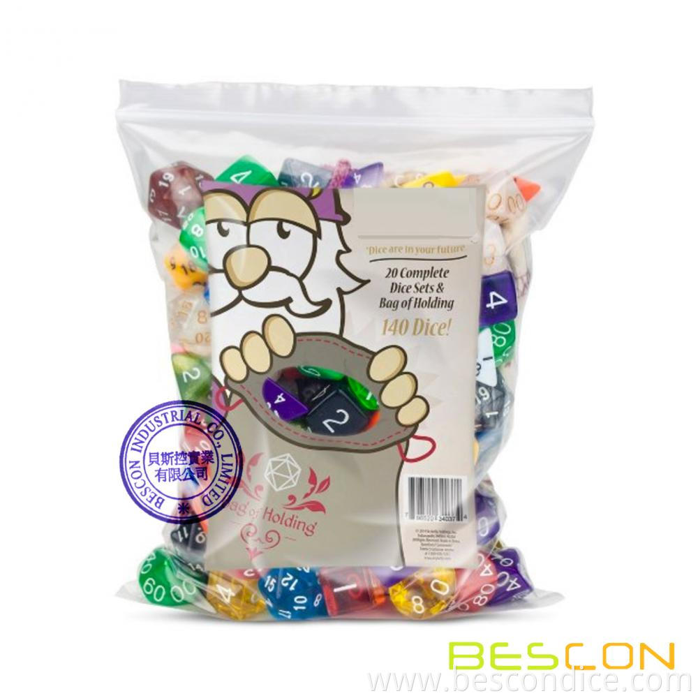 Dice Polybag Packing Dice Polybag Packing